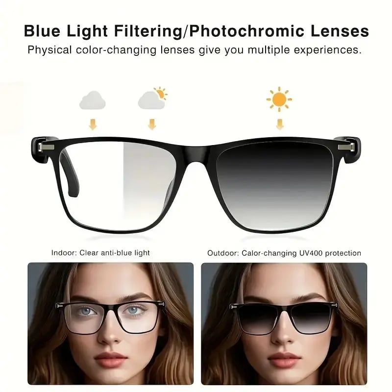 ⏰BLACK FRIDAY SALE🎁AI-powered unisex audio translation glasses